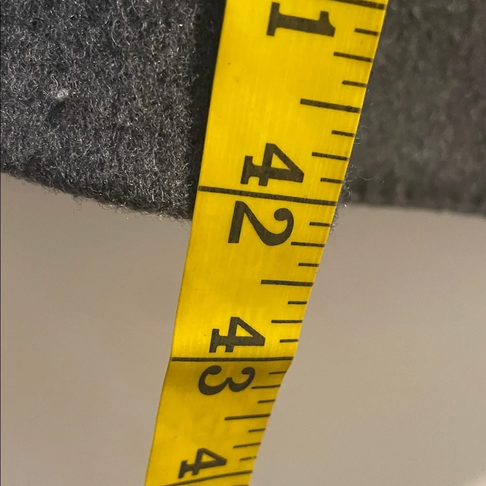 diVenedetto Cashmere Blend Vintage Charcoal Double-Breasted Men's Trench Coat - Picture 3 of 16